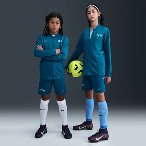 Spodenki piłkarskie dla dużych dzieci Nike Dri-FIT Kylian Mbappé Academy - Niebieski