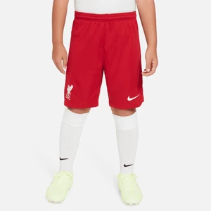 Spodenki piłkarskie dla dużych dzieci Nike Dri-FIT Liverpool F.C. Stadium 2023/24 (wersja domowa) - Czerwony