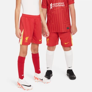 Spodenki piłkarskie dla dużych dzieci Nike Dri-FIT Liverpool F.C. Stadium 2024/25 (wersja domowa) – replika - Czerwony
