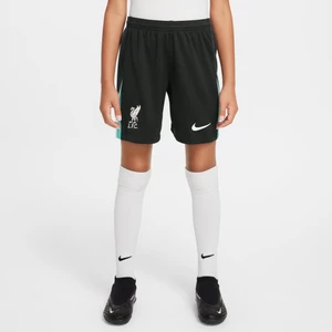 Spodenki piłkarskie dla dużych dzieci Nike Dri-FIT Liverpool F.C. Stadium 2024/25 (wersja wyjazdowa) – replika - Zieleń