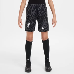 Spodenki piłkarskie dla dużych dzieci Nike Dri-FIT Liverpool F.C. Stadium Goalkeeper 2024/25 – replika - Szary