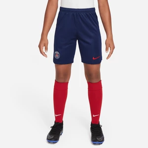 Spodenki piłkarskie dla dużych dzieci Nike Dri-FIT Paris Saint-Germain Stadium 2023/24 (wersja domowa/wyjazdowa) - Niebieski