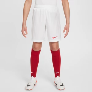 Spodenki piłkarskie dla dużych dzieci Nike Dri-FIT Turcja Stadium 2024/25 (wersja domowa/wyjazdowa) (replika) - Biel