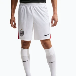 Spodenki piłkarskie męskie Nike England 2026 Stadium Home Soccer Replica white/speed red/obsidian/obsidian