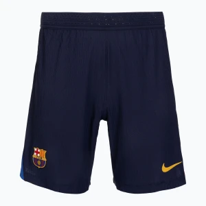 Spodenki piłkarskie męskie Nike FC Barcelona Dri-Fit ADV Match blackened blue/mineral yellow Granatowy