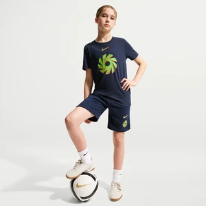 Spodenki piłkarskie Nike dla dużych dzieci Erling Haaland Club Fleece - Niebieski