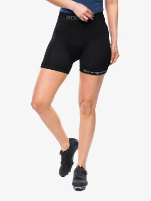 Spodenki rowerowe damskie z wkładką Montura Under Shorts - black