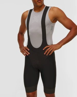 Spodenki Rowerowe Na Szelkach Męskie X-bionic Corefusion Ride Bib Warm Shorts Czarne