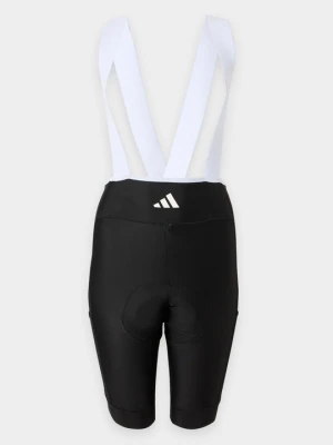 Spodenki rowerowe z szelkami Adidas czarny