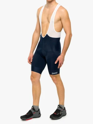 Spodenki rowerowe z wkładką POC Pure Bib Shorts VPDS - turmaline navy