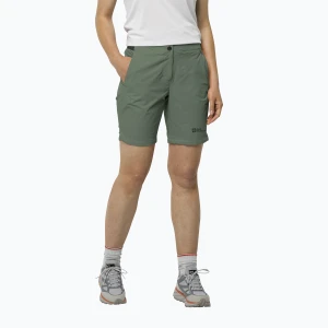 Spodenki trekkingowe damskie Jack Wolfskin Hilltop Trail picnic green