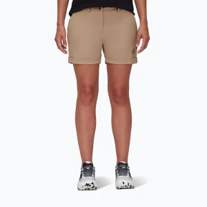 Spodenki trekkingowe damskie Mammut Runbold Roll Cuff safari Beżowy
