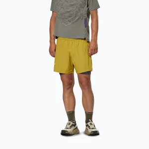 Spodenki trekkingowe męskie Salewa Pedroc DST 2IN1 olive oil int/0870