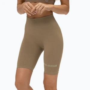 Zdjęcie produktu Spodenki treningowe damskie Gym Glamour Push Up nude