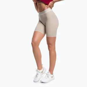 Spodenki treningowe damskie Gymshark Fit Cycling pebble grey
