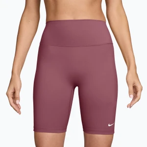 Spodenki treningowe damskie Nike One Pink Smoke/White