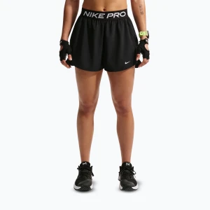 Spodenki treningowe damskie Nike Pro 2in1 black/white