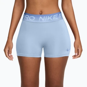 Spodenki treningowe damskie Nike Pro hydrogen blue / aluminum