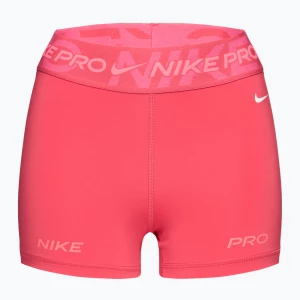 Spodenki treningowe damskie Nike Pro Mid Rise 3" aster pink/pinksicle/hot punch/white