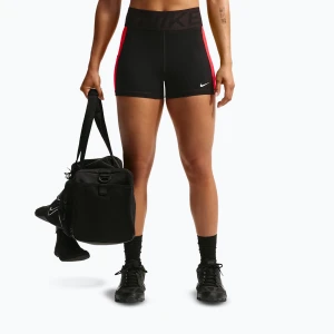 Spodenki treningowe damskie Nike Pro Sculpt Dri-Fit High-Waisted Biker 5" black/light crimson/white
