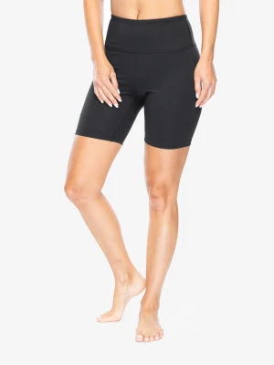 Spodenki treningowe damskie Under Armour Campus 7in Shorts - black/white