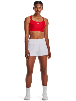 Spodenki treningowe damskie Under Armour Flex Woven 2-In-1 Short - białe