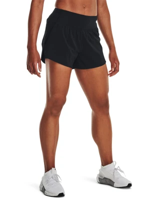 Spodenki treningowe damskie Under Armour Flex Woven 2-In-1 Short - czarne