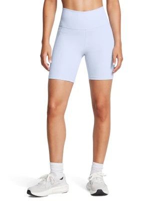 Spodenki treningowe damskie Under Armour Meridian Bike Short 7in - niebieskie