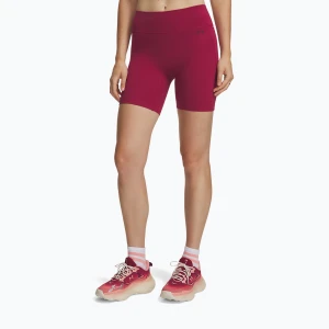 Spodenki treningowe damskie Under Armour Motion Bike Shorts claret / ox blood Czarny