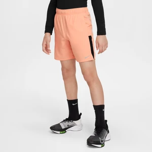 Spodenki treningowe dla dużych dzieci (chłopców) Nike Dri-FIT Challenger - Pomarańczowy