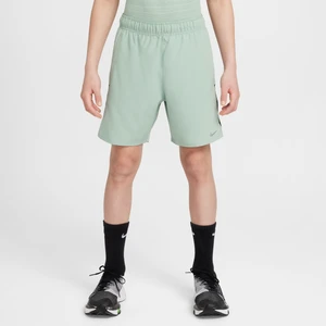 Spodenki treningowe dla dużych dzieci (chłopców) Nike Dri-FIT Challenger - Zieleń