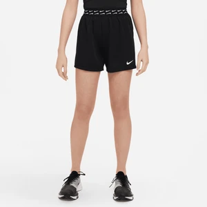 Spodenki treningowe dla dużych dzieci (dziewcząt) Dri-FIT Nike Trophy - Czerń