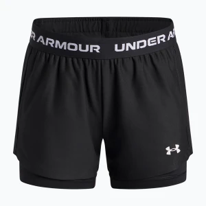 Spodenki treningowe dla dzieci Under Armour UA Tech Play Up 2IN1 Shorts black / black / white