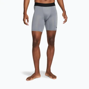 Spodenki treningowe męskie Nike Pro Dri-Fit Fitness Long smoke grey/black