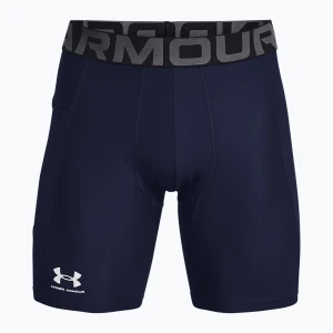 Spodenki treningowe męskie Under Armour HG Armour Shorts midnight navy / white Granatowy