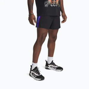 Spodenki treningowe męskie Under Armour Project Rock Colorblock Woven black