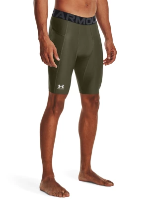 Spodenki treningowe męskie Under Armour UA Hg Armour Lng Shorts - oliwkowe/khaki