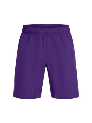 Spodenki treningowe męskie Under Armour UA Tech Woven Wordmark Short - fioletowe