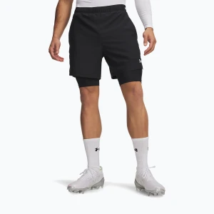 Spodenki treningowe męskie Under Armour Vanish Woven 2.0 2IN1 Shorts black / white