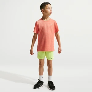 Spodenki treningowe Nike Miler Dri-FIT dla dużych dzieci - Żółty