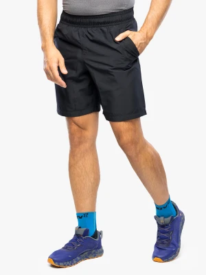 Spodenki treningowe Under Armour Woven Graphic Shorts - black/white