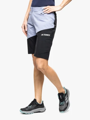 Spodenki turystyczne damskie adidas TERREX Xperior Shorts - silver violet/black