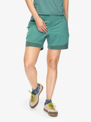 Spodenki turystyczne damskie Rab Torque Mountain Shorts - eucalyptus/green slate