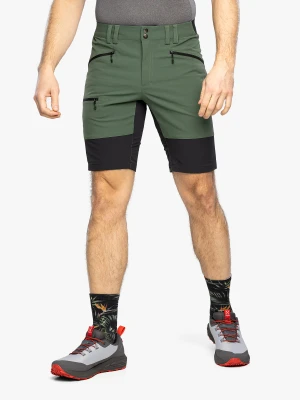 Spodenki turystyczne męskie Haglofs Mid Slim Shorts - fjell green/true black