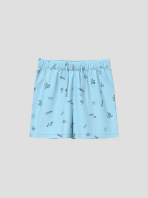 Spodenki unisex wykonane z bawełnianego ściągacza s.Oliver