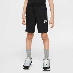 Spodenki z dżerseju dla małych dzieci Nike Club - Czerń