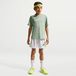 Spodenki z dzianiny dla dużych dzieci (chłopców) Nike Dri-FIT Multi - Biel