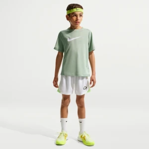 Spodenki z dzianiny dla dużych dzieci (chłopców) Nike Dri-FIT Multi - Biel