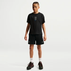 Spodenki z dzianiny dla dużych dzieci Nike Air - Czerń