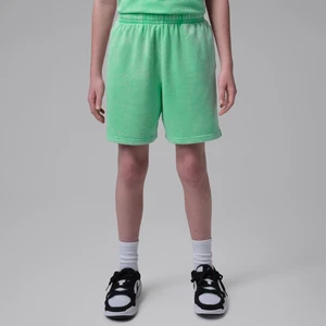 Spodenki z dzianiny dresowej dla dużych dzieci Jordan Brooklyn Washed - Zieleń